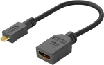 PREMIUMCORD Flexi adapter HDMI Type A female - micro HDMI Type D male for flexible connection