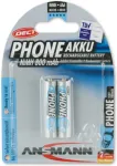 ANSMANN 1x2 maxE NiMH rech.bat. Micro AAA 800 mAh DECT PHONE