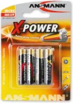 ANSMANN 1x4 Alkaline Micro AAA LR 03 X-Power