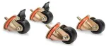 Digitus lockable castors for universal racks & free-standing IP55 network cabinets black