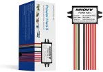 INNOVV Power Hub 3: a waterproof 12 V power splitter for 5 devices, featuring battery protection and fuses