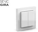Senic Friends of Hue Switch glanz wei&szlig; batterieloser Schalter Homekit-kompatibe