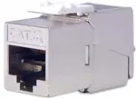 Digitus Cat.6a Keystone Module, shielded silver, 24 pieces