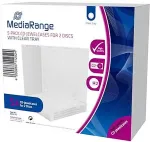 Toorikud MediaRange CD-Leerh&uuml;lle f&uuml;r 2 Dics 10.4mm transpa. Tray 5pcs