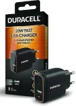 Duracell Seinalaadija POWER 1XUSB-A + 1XUSB-C 20W DRACUSB19-EU