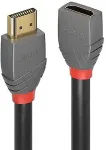 Lindy HDMI 2.0 Verl&auml;ngerungskabel 1m, Anthra Line