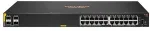 High Peak HPE Aruba Networking 6100 24G Class4 PoE 4SFP+ - Switch - L3 - managed - 24 x 10/100/1000 (PoE+) + 4 x 1 Gigabit / 10 Gigabit SFP+ - Seite-zu-Seite-Luftstrom - an Rack montierbar - PoE+ (370 W)