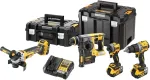 Dewalt DCK429P3T-QW Combo set DCD805 + DCG405 + DCH273 + DCF850, 18 V black, yellow