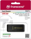 Kaardilugeja Transcend Information Card Reader Transcend F5 USB3.0 SD/microSD Card Reader schw.