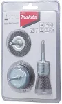 MAKITA D-66070 3 piece Wire Brush Set Steel