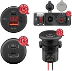 RAM MOUNT Dust Cover Accessory for All Built-In USB Chargers - With at Least One USB-A Port