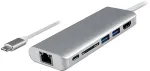 ROLINE 12.02.1037 laptop dock/port replicator Wired USB 3.2 Gen 1 (3.1 Gen 1) Type-C Silver