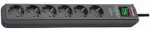 No name Brennenstuhl Eco-Line sockets 6-fold - anthracite 13.500A surge protection