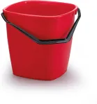 DURABLE &Auml;mber , plastikust, sangaga, 14L, punane