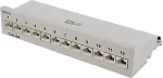 DELTACO Patch Panel, 12xRJ45, Cat6a, Wall Mountable, 10Gbps, Krone Terminals, Metal, Gray / PAN-212