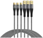 EFB USB-A auf USB-C Kabelset 60W QC 3A 3x2m