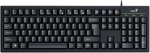 Klaviatuur Genius Smart KB-100/Wired USB/ CZ- SK layout/Black