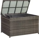 Home4you Padjakast WICKER 122x52xH62cm, tumepruun
