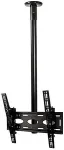 B TECH B-Tech Universal Flat Screen Ceiling Mount with Tilt (VESA 400) - 1m &Oslash;50mm Pole