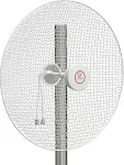 NONAME 5G / LTE / CBRS 2x2 MIMO Dish Antenna, 1.7-4.2GHz, 20dBi+22dBi
