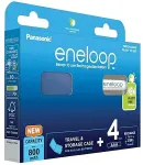 Panasonic Eneloop aku. AAA 800 mAh 4 pcs.+box BK-4MCDEC4BE