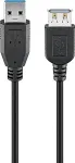 Goobay USB forl&aelig;ngerkabel 5m Sort