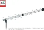 ISKRA TV Antena P-2845-7 F Pilkas