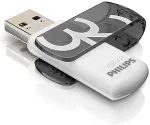 M&auml;lukaart PHILIPS STICK USB 3.0 32GB Vivid Edition Shadow Grey