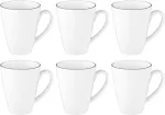 Select SELTMANN LIDO BLACK LINE Set of 6 mugs with handle