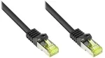 GoodConnections Good Connections Patchkabel m. Cat.7 Rohk. schwarz 0,25m