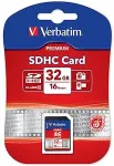 M&auml;lukaart VERBATIM SD Card 32GB SDHC Premium Class 10 retail