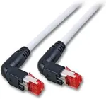 EFB-Elektronik RJ45 Patchkabel Cat.6A S/FTP LSZH Draka UC900 TM21 2x90&deg; grau 5m Hersteller: EFB Elektronik (K4137GR.5)