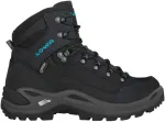 LOWA Renegade GTX Mid Ws Female Adult Black, Turquoise