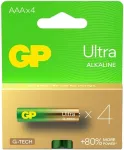 GP BATERIE GP Alkaline battery ULTRA AAA (LR03) - 4 pcs