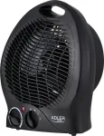 Adler AD 7761 Fan Heater, 2000 W, Black | Adler