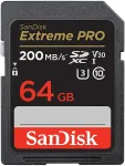 M&auml;lukaart Sandisk SD Extreme PRO UHS-I Card 64GB SDXC