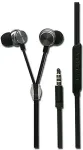 2GO In-Ear Stereo-Headset "Luxury" Zipper-Style anthrazit