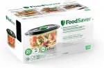FoodSaver FFC022X food storage container Oval Box 1.2 L Black, Transparent 1 pc(s)