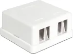 DELOCK Keystone Leergeh&auml;use 2-Port
