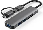 Noname Adapter USB 3.0 - 3 x USB 3.0, SD, TF