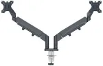 LEITZ Monitor-Halterung Dual dunkelgrau