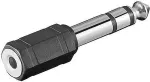 PREMIUMCORD Adapter stereo jack 6.3 - 3.5 M/F