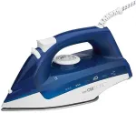 Triikraud CLATRONIC DB 3704 Dampfb&uuml;geleisen Edelstahl-B&uuml;gelsohle Blau - Wei&szlig; 2200 W (263856)