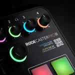RODE R&Oslash;DECaster Pro II Podcast production studio Music production station Black