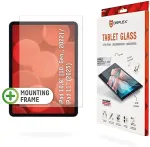 Displex Tablet Glass (9H) for Apple iPad 10,9" (10. Gen., 2022)/11" (2025), Eco Mounting Frame, unbreakable