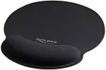 Hiir DELOCK Ergonomic mouse pad with gel wrist rest (black)