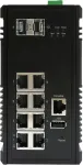Edimax Pro IGS-5208 - Switch - managed - 8 x 10/100/1000 + 2 x SFP - an DIN-Schiene montierbar, wandmontierbar - Gleichstrom