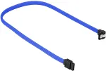 SHARKOON SATA III Kabel kątowy niebieski - 30 cm