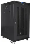 LANBERG | Rack cabinet 19" free-standing 22U/800x1000 (flat pack) with mesh door | FF01-8022-23BL | Black