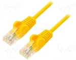 GOOBAY CAT 6 U/UTP CCA 0,25m Yellow